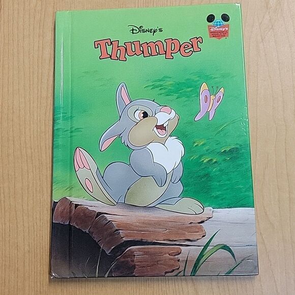 Disney's Thumper bundle. 3 books, pin, Wobble figure - Picture 7 of 12